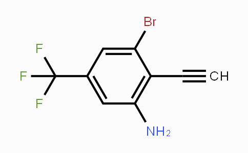 CAS No. 1100215-58-4, 3-Bromo-2-ethynyl-5-(trifluoromethyl)benzenamine
