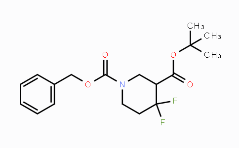 Benzyl3-(tert-butoxycarbonyl)-4,4-difluoropiperidine-1-carboxylate