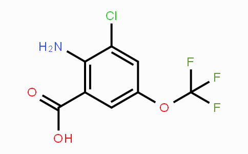 CAS No. 433938-46-6, 2-Amino-3-chloro-5-(trifluoromethoxy)benzoicacid