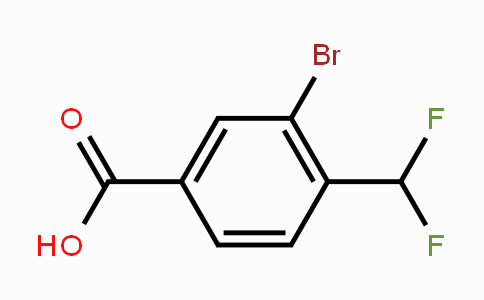 CAS No. 1131615-04-7, 3-Bromo-4-(difluoromethyl)benzoic acid