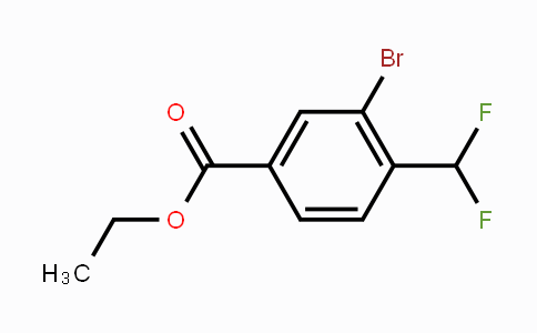 CAS No. 1622987-63-6, Ethyl 3-bromo-4-(difluoromethyl)benzoate