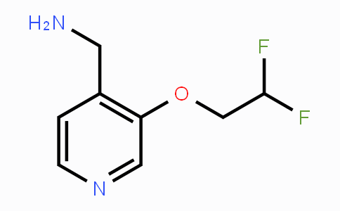 CAS No. 1555456-91-1, 1-[3-(2,2-Difluoroethoxy)pyridin-4-yl]methanamine