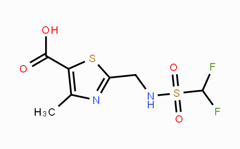 CAS No. 1408669-61-3, 2-((Difluoromethylsulfonamido)methyl)-4-methylthiazole-5-carboxylic acid