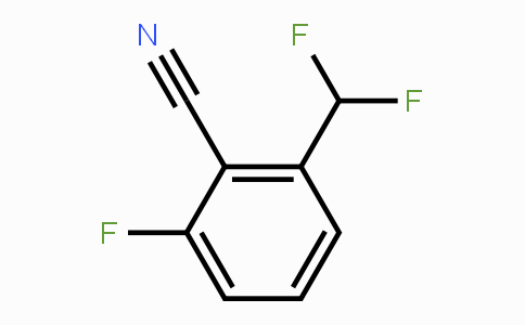 CAS No. 1261442-19-6, 2-(Difluoromethyl)-6-fluorobenzonitrile