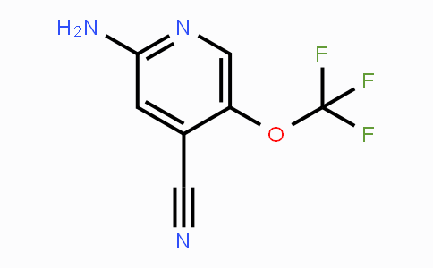 CAS No. 1361825-69-5, 2-Amino-5-(trifluoromethoxy)isonicotinonitrile