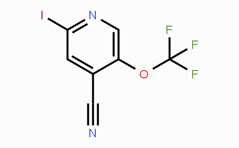 CAS No. 1361916-81-5, 2-Iodo-5-(trifluoromethoxy)isonicotinonitrile