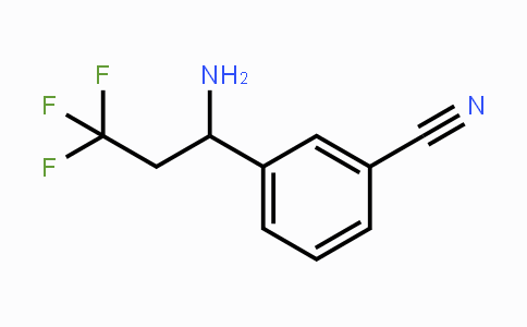 CAS No. 1270452-40-8, 3-(1-Amino-3,3,3-trifluoropropyl)benzonitrile