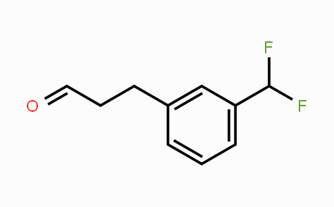 CAS No. 1806402-04-9, 3-(3-(Difluoromethyl)phenyl)propanal