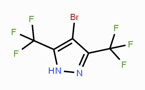 CAS No. 1376710-07-4, 4-Bromo-3,5-bis(trifluoromethyl)-1H-pyrazole
