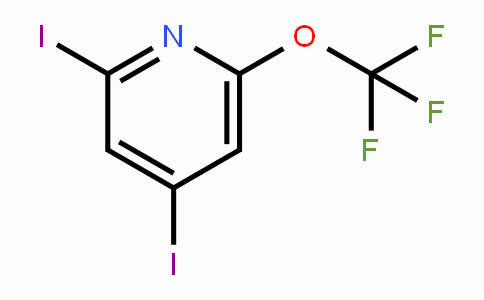 CAS No. 1361851-37-7, 2,4-Diiodo-6-(trifluoromethoxy)pyridine