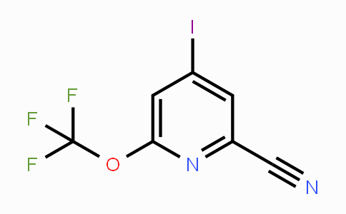 CAS No. 1361737-47-4, 4-Iodo-6-(trifluoromethoxy)picolinonitrile