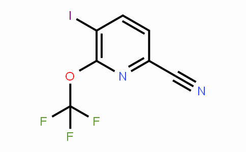 CAS No. 1361916-75-7, 5-Iodo-6-(trifluoromethoxy)picolinonitrile