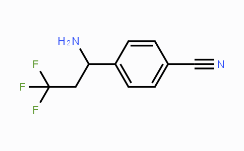 CAS No. 1270546-14-9, 4-(1-Amino-3,3,3-trifluoropropyl)benzonitrile