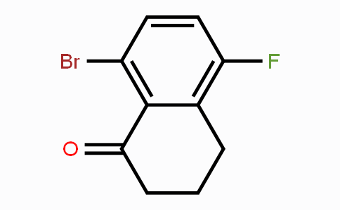 CAS No. 1260018-43-6, 8-Bromo-5-fluoro-1,2,3,4-tetrahydronaphthalen-1-one