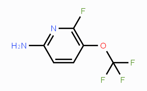 CAS No. 1361914-76-2, 6-Fluoro-5-(trifluoromethoxy)pyridin-2-amine