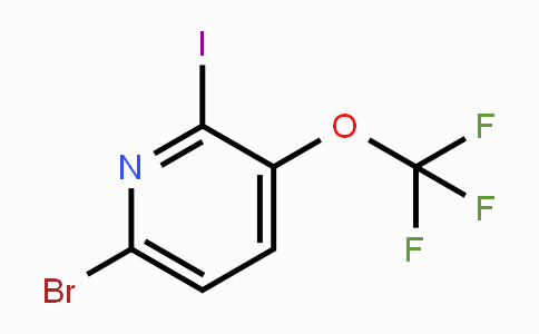 CAS No. 1361774-89-1, 6-Bromo-2-iodo-3-(trifluoromethoxy)pyridine