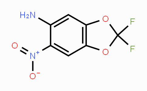 CAS No. 1644-86-6, 2,2-Difluoro-6-nitrobenzo[d][1,3]dioxol-5-amine