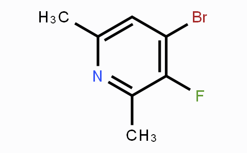 CAS No. 3726-08-7, 4-Bromo-3-fluoro-2,6-dimethylpyridine