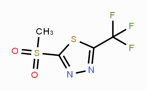 CAS No. 27603-25-4, 2-(Methylsulfonyl)-5-(trifluoromethyl)-1,3,4-thiadiazole