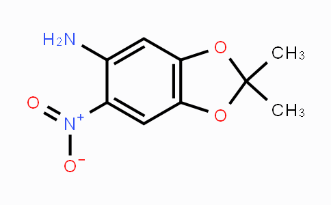 CAS No. 81864-31-5, 2,2-Dimethyl-6-nitrobenzo[d][1,3]dioxol-5-amine