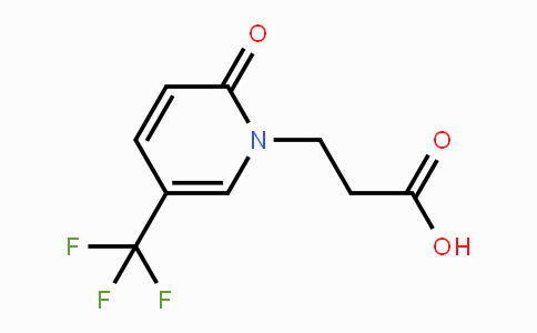 CAS No. 175277-72-2, 3-(2-Oxo-5-(trifluoromethyl)pyridin-1(2H)-yl)propanoic acid