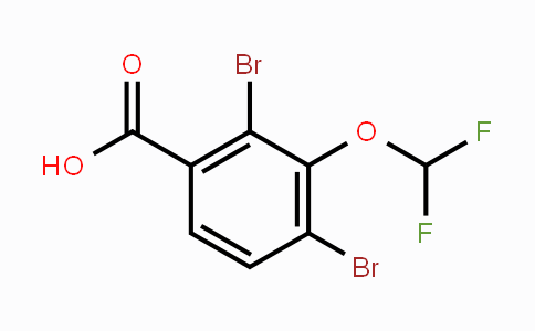 CAS No. 223595-28-6, 2,4-Dibromo-3-(difluoromethoxy)benzoic acid