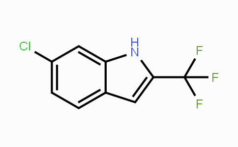 CAS No. 934843-27-3, 6-Chloro-2-(trifluoromethyl)-1H-indole