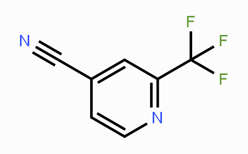 CAS No. 916210-02-1, 2-(Trifluoromethyl)pyridine-4-carbonitrile
