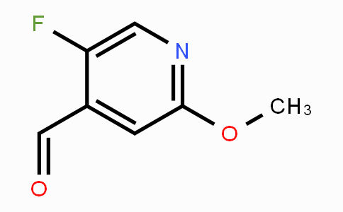 CAS No. 884495-12-9, 5-Fluoro-2-methoxyisonicotinaldehyde