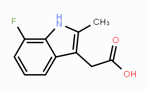 CAS No. 383131-67-7, (7-Fluoro-2-methyl-1h-indol-3-yl)acetic acid