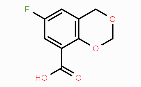 CAS No. 321309-28-8, 6-Fluoro-4H-benzo[d][1,3]dioxine-8-carboxylic acid