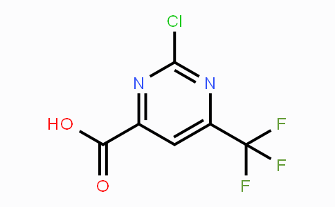 CAS No. 657-53-4, 2-Chloro-6-(trifluoromethyl)-4-pyrimidinecarboxylic acid