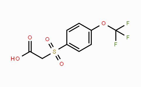 CAS No. 773098-22-9, 2-(4-(Trifluoromethoxy)phenylsulfonyl) acetic acid