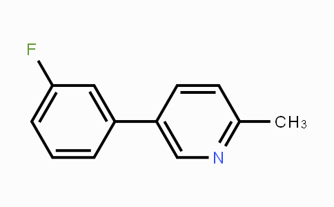 CAS No. 713143-67-0, 5-(3-Fluorophenyl)-2-methylpyridine