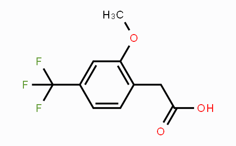 CAS No. 1017779-22-4, 2-(2-Methoxy-4-(trifluoromethyl)phenyl)acetic acid