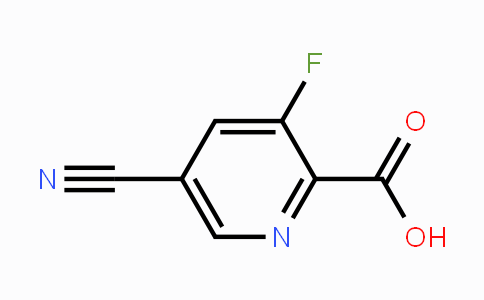 CAS No. 1200498-46-9, 5-Cyano-3-fluoropicolinic acid