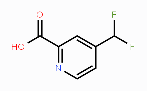 CAS No. 1256804-49-5, 4-(Difluoromethyl)pyridine-2-carboxylic acid