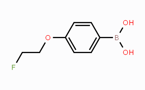 CAS No. 1256355-63-1, 4-(2-Fluoroethoxy)phenylboronic acid