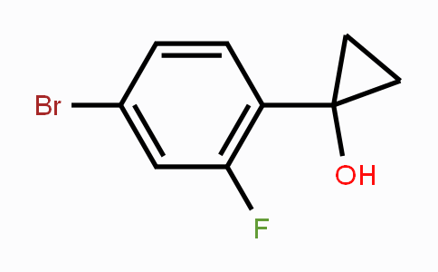 CAS No. 1250254-02-4, 1-(4-Bromo-2-fluorophenyl)cyclopropan-1-ol