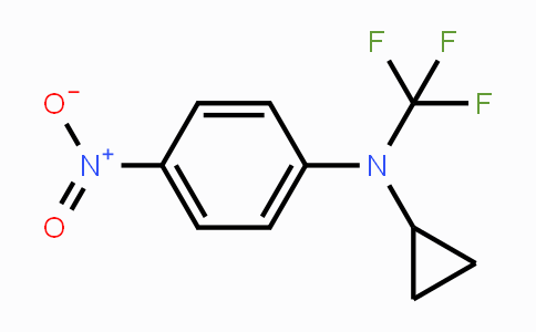 CAS No. 1420882-46-7, N-Cyclopropyl-4-nitro-N-(trifluoromethyl)aniline