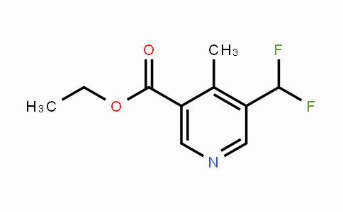 CAS No. 1806070-84-7, Ethyl 5-(difluoromethyl)-4-methylnicotinate
