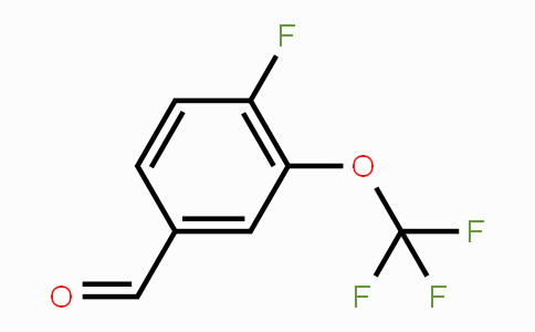 CAS No. 86256-48-6, 4-Fluoro-3-(trifluoromethoxy)benzaldehyde