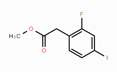 CAS No. 345963-98-6, 2-Fluoro-4-iodo phenyl acetic acid methyl ester