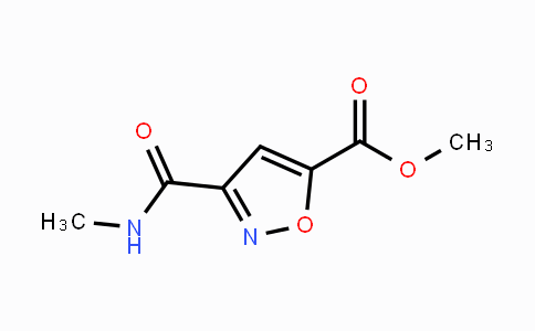 CAS No. 1401883-67-7, Methyl 3-(methylcarbamoyl)isoxazole-5-carboxylate