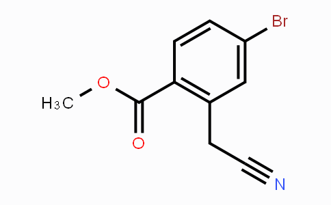 CAS No. 1083181-36-5, Methyl 4-bromo-2-(cyanomethyl)benzoate