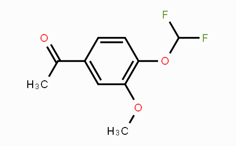 CAS No. 101975-20-6, 1-[4-(Difluoromethoxy)-3-methoxyphenyl]ethan-1-one