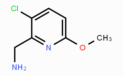 CAS No. 1060810-37-8, (3-Chloro-6-methoxypyridin-2-yl)methanamine