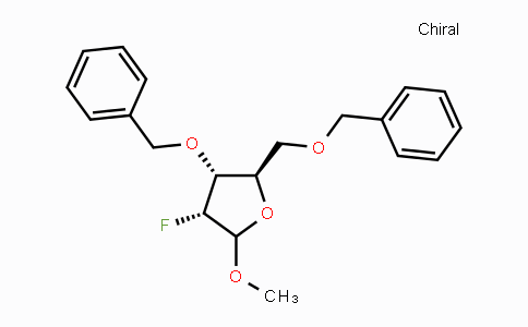 CAS No. 863642-44-8, (2R,3R,4R)-3-(Benzyloxy)-2-(benzyloxymethyl)-4-fluoro-5-methoxy-tetrahydrofuran