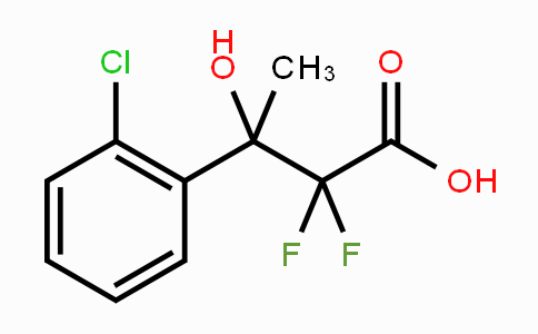 CAS No. 1247356-07-5, 3-(2-Chlorophenyl)-2,2-difluoro-3-hydroxybutanoic acid