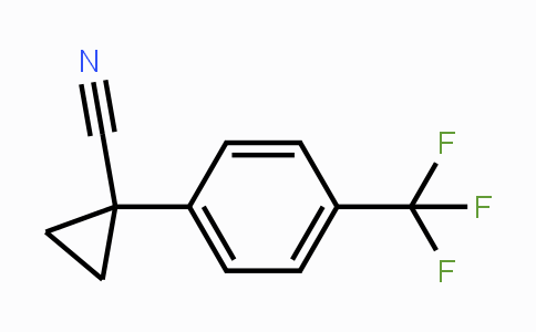 CAS No. 124276-61-5, 1-(4-(Trifluoromethyl)phenyl)cyclopropanecarbonitrile